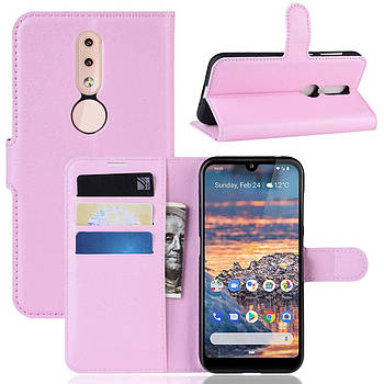 Чохол-книжка Litchie Wallet для Nokia 4.2 Світло-рожевий