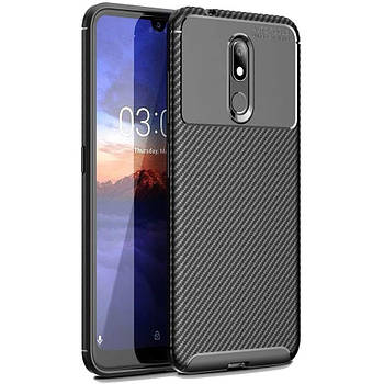 Чохол Carbon Case для Nokia 3.2 Black