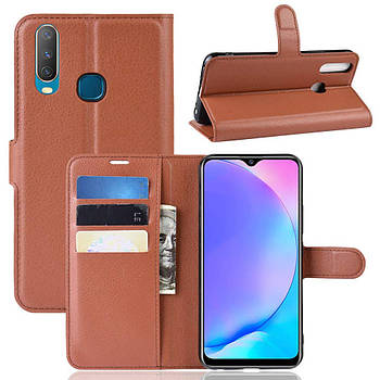 Чохол-книжка Litchie Wallet для Vivo Y17 / Y3 Brown