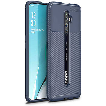 Чохол Carbon Case для Oppo Reno 2Z / 2F Blue