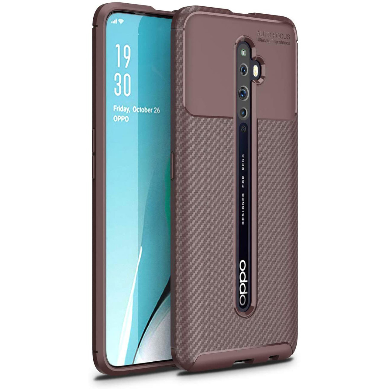 Чохол Carbon Case для Oppo Reno 2Z / 2F Brown