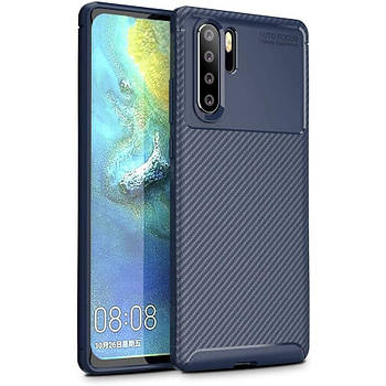 Чохол Carbon Case для Oppo Reno 3 / A91 / F15 Blue