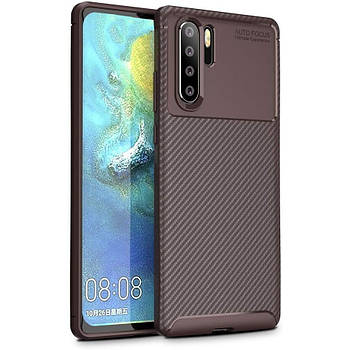 Чохол Carbon Case для Oppo Reno 3 / A91 / F15 Brown