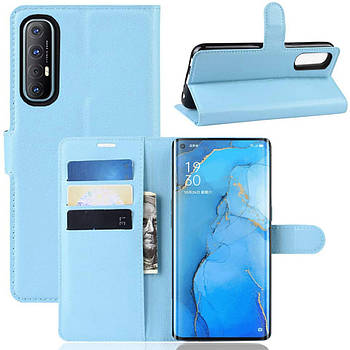 Чохол-книжка Litchie Wallet для Oppo Reno 3 Pro Blue