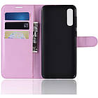 Чохол-книжка Litchie Wallet для Samsung Galaxy A50 / A50s / A30s Світло-рожевий, фото 3