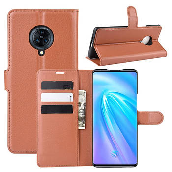 Чохол-книжка Litchie Wallet для Vivo Nex 3 Brown