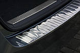 Захисна накладка заднього бампера для Skoda Superb Combi / Scout 2015-2020, FL2021+ (нерж.сталь), фото 5