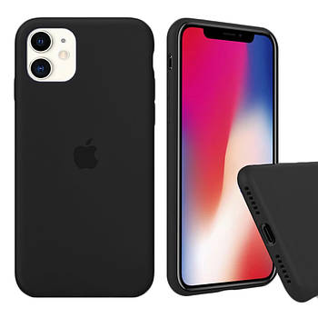 Чохол Silicone Full Cover для iPhone 11 Black