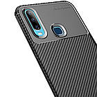 Чохол Carbon Case для Vivo Y17 / Y3 / U3x / U10 / Y15 / Y12 Black, фото 5