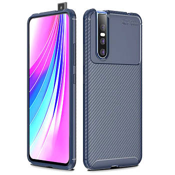 Чохол Carbon Case для Vivo V15 Pro / S1 Pro Blue