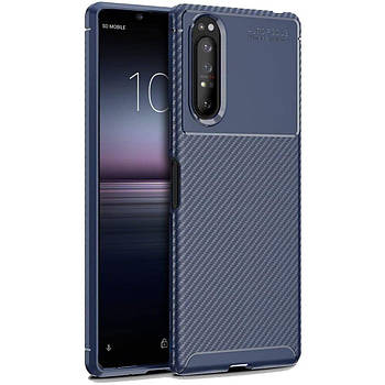 Чохол Carbon Case для Sony Xperia 1 II Blue