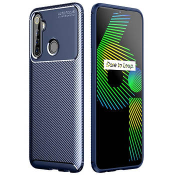 Чохол Carbon Case для Realme 6i Blue