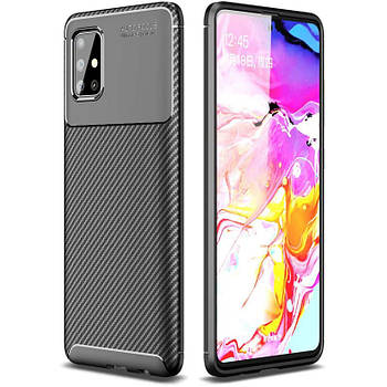 Чохол Carbon Case для Samsung Galaxy A51 / M40s Black