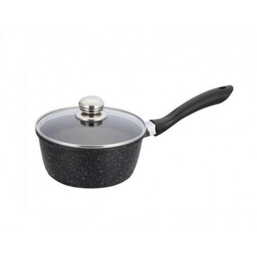 Ківш із кришкою Benson BN-397 з антипригарним покриттям 16 см, фото 1