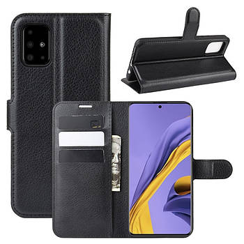 Чохол-книжка Litchie Wallet для Samsung Galaxy A51 A515 Black