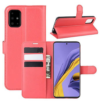 Чохол-книжка Litchie Wallet для Samsung Galaxy A51 A515 Red