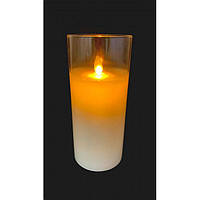 Свеча с Led подсветкой с движущимся пламенем (17,5х7,5х7,5 см)