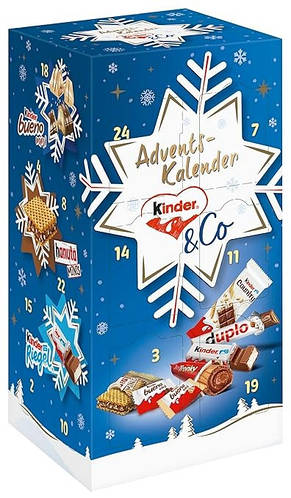 Адвент календарь Kinder & Ferrero Selection Adventskalender 295g (ID ...