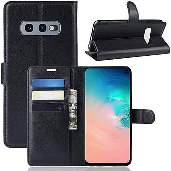 Чохол-книжка Litchie Wallet для Samsung G970 Galaxy S10e Black