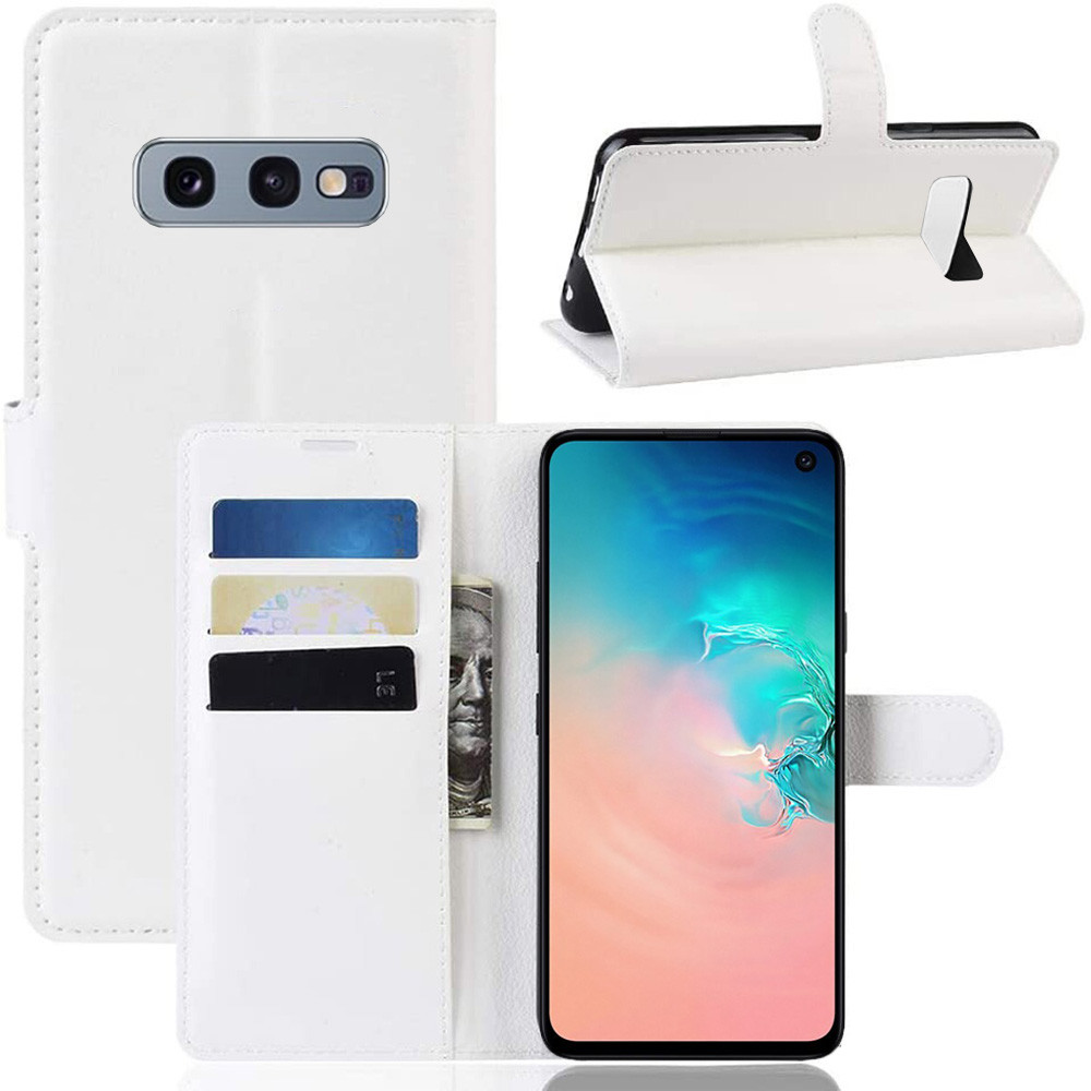 Чохол-книжка Litchie Wallet для Samsung G970 Galaxy S10e White