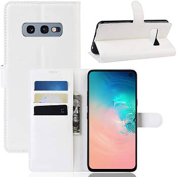 Чохол-книжка Litchie Wallet для Samsung G970 Galaxy S10e White