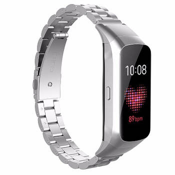 Ремінець Steel Strap для Samsung Galaxy Fit R370 Silver