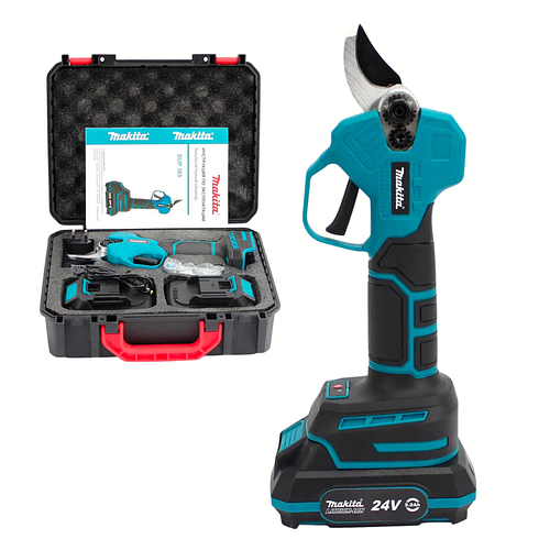 Аккумуляторный секатор Makita DUP365 24V 5AH, электросекатор Макита для ...