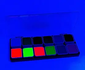 ПАЛІТРА АКВАГРИМ GrimMaster 120 g NEON + BASE COLORS 12 X 10 G, фото 5