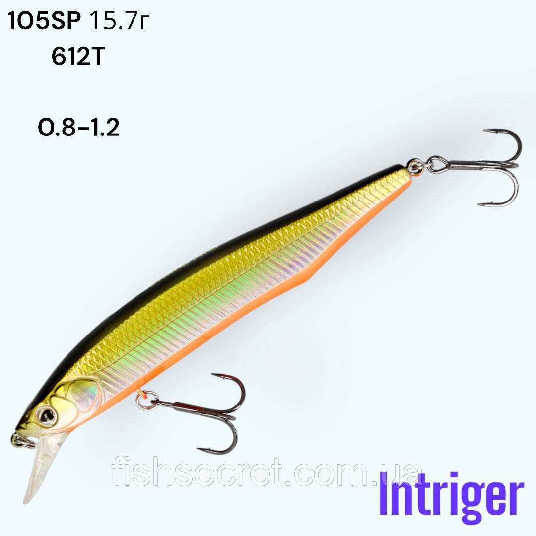 Воблер Strike Pro Intriger 105SP 612T, фото 1