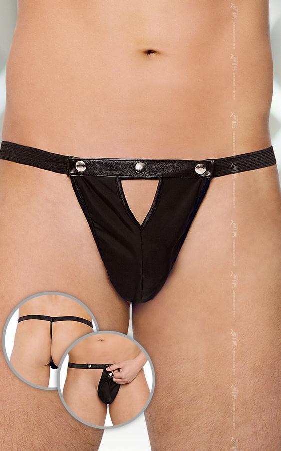 Чоловічі стрінги - Thongs 4507, black - S-L Кітті