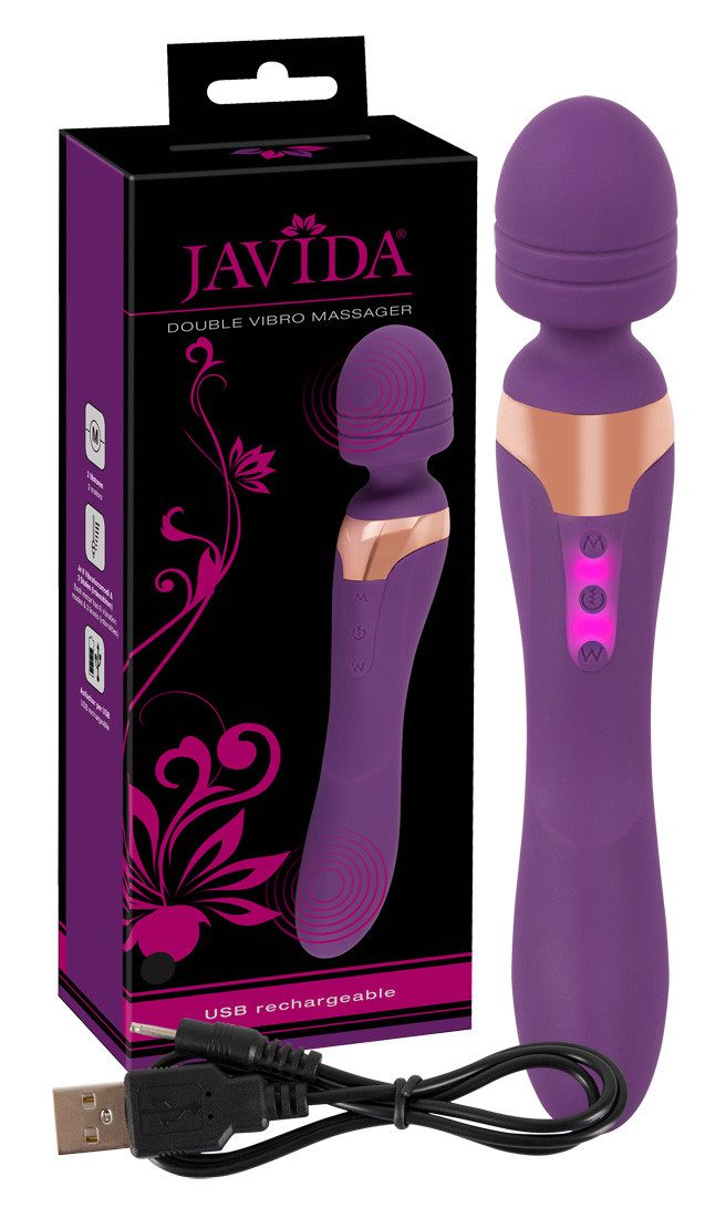 Вібромасажер - Javida Double Vibro Massager Кітті