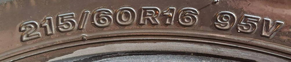 Шини легкові б/у 215/60R16 BRIDGESTONE TURANZA T 001 (літо), фото 3