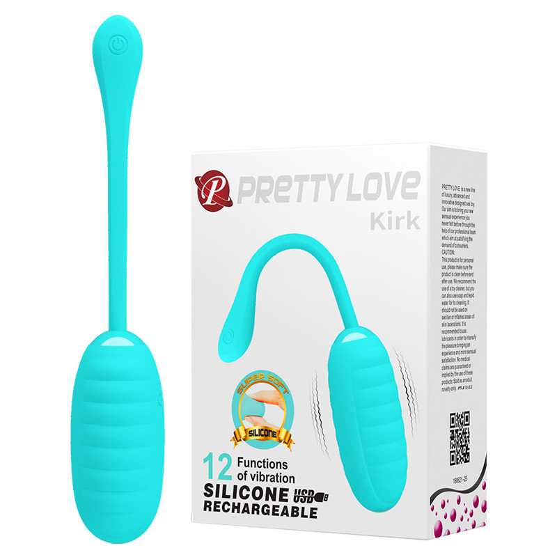 Віброяйце - Pretty Love Kirk Vibrating Egg Mint Кітті