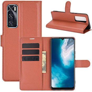 Чохол-книжка Litchie Wallet для Vivo V20 SE / Y70 Brown