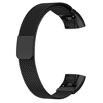 Ремінець Magnetic Metal Strap для Huawei Band 3 / 3 Pro / 4 Pro Black