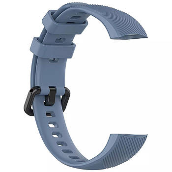 Ремінець Twill Silicone Strap для Huawei Band 3 / 3 Pro / 4 Pro Blue