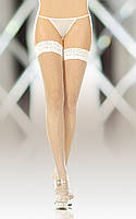 Панчохи - Stockings 5517, white sexx.com.ua