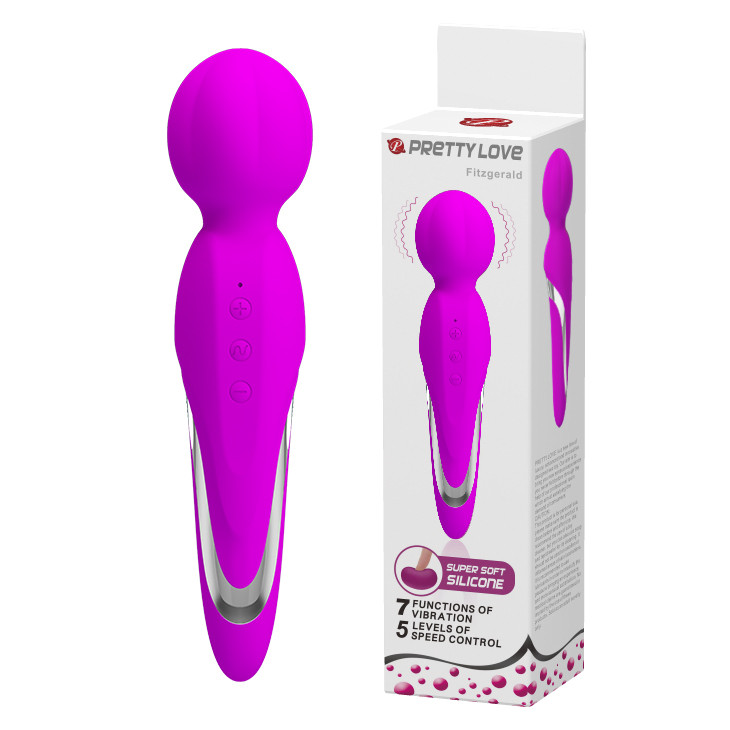 Вібромасажер - Pretty Love Fitzgerald Massager Purple Кітті