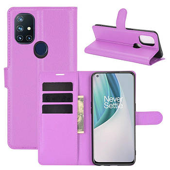 Чохол-книжка Litchie Wallet для OnePlus Nord N10 Violet