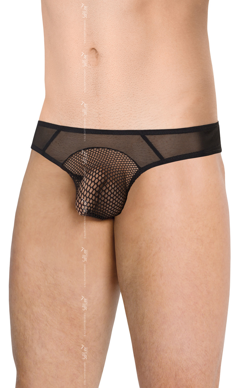 Чоловічі трусики - Mens Briefs 4525, black Кітті