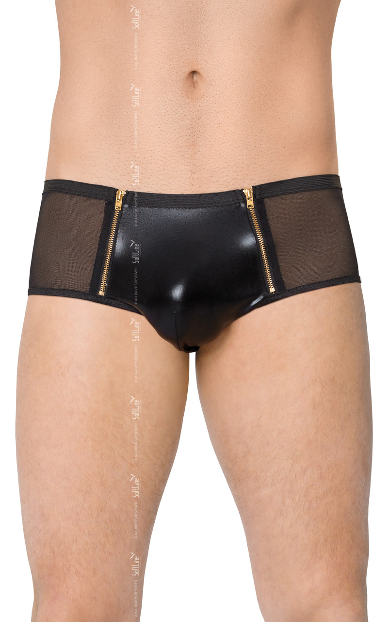 Чоловічі трусики - Mens Shorts 4520, black Кітті
