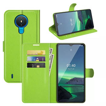 Чохол-книжка Litchie Wallet для Nokia 1.4 Green