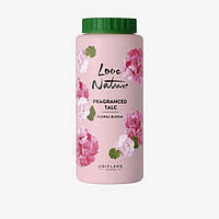 Тальк Oriflame для тела парфюмированный с цветочным ароматом Love Nature 100 г