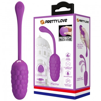 Віброяйце - Pretty Love Marina Vibrating Egg Purple Кітті