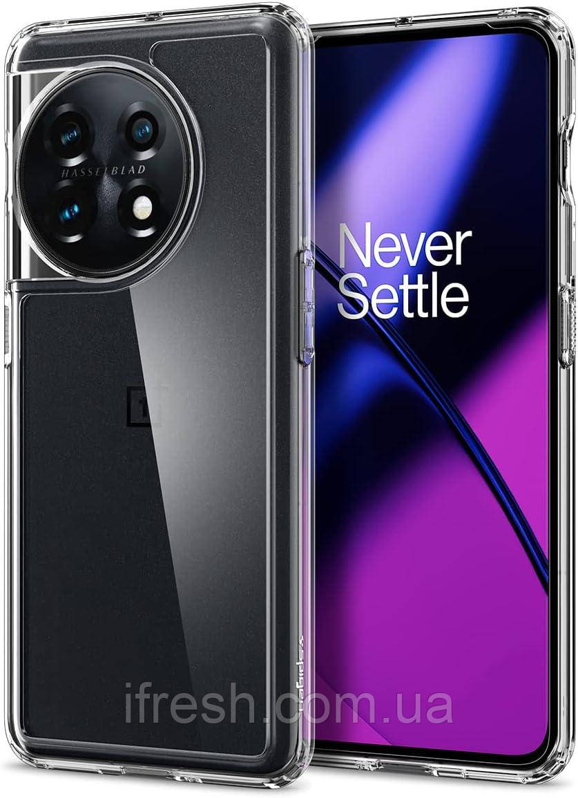 Чохол Spigen для OnePlus 11 - Ultra Hybrid, Crystal Clear (ACS05802), фото 1