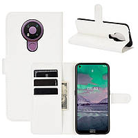 Чехол-книжка Litchie Wallet для Nokia 3.4 White