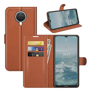 Чохол-книжка Litchie Wallet для Nokia G10 / G20 Brown