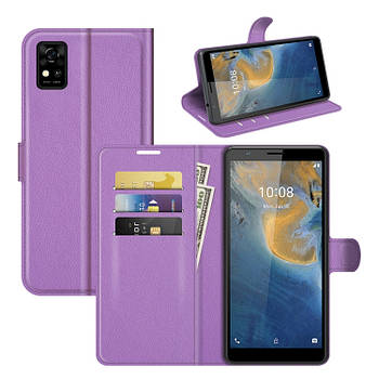 Чохол-книжка Litchie Wallet для ZTE Blade A31 Violet