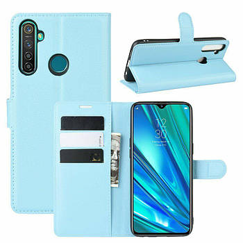 Чохол-книжка Litchie Wallet для Realme 5 Pro Blue