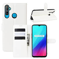 Чехол-книжка Litchie Wallet для Realme 6i / 5 / 5i / C3 White